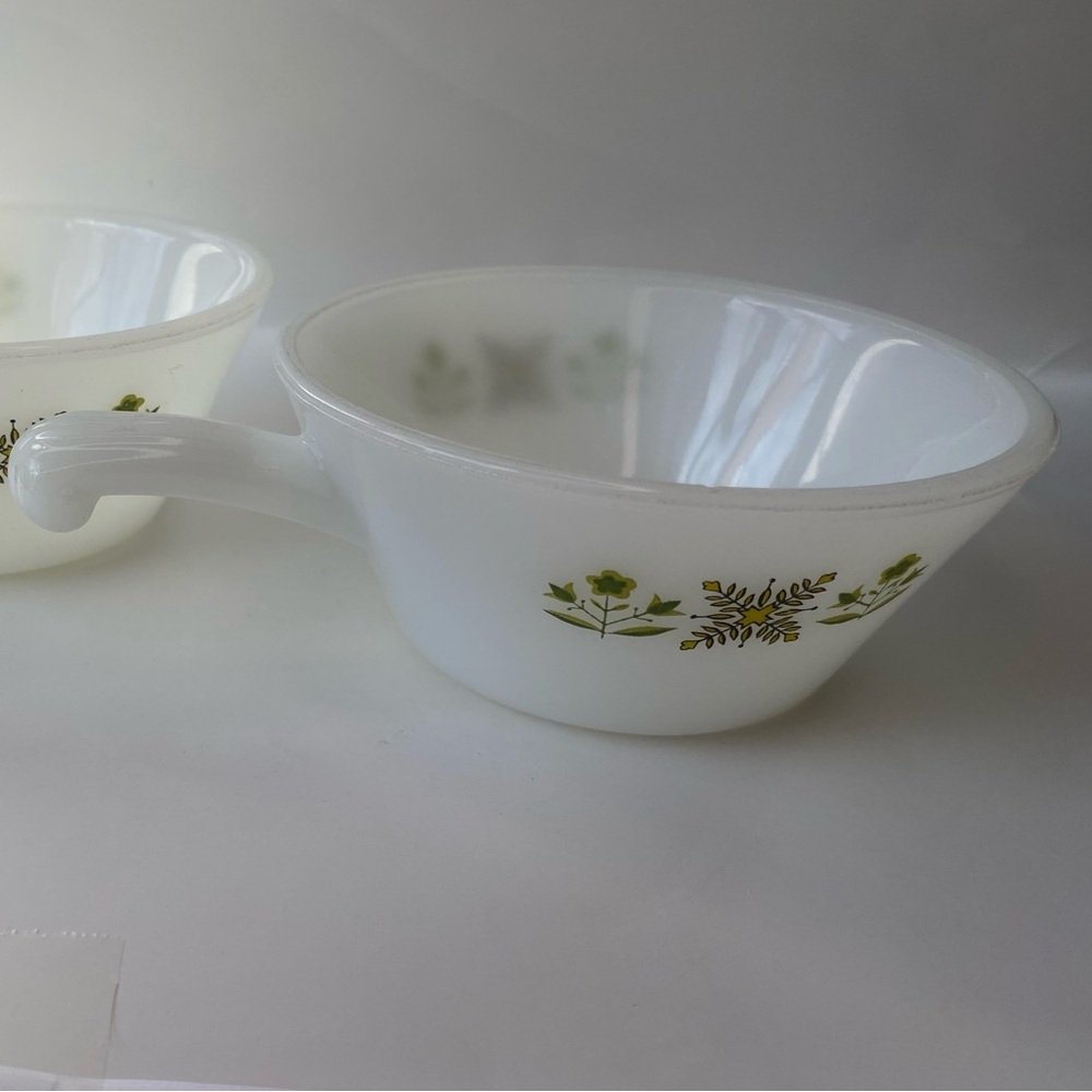 2- Vintage Fire King Soup Bowls